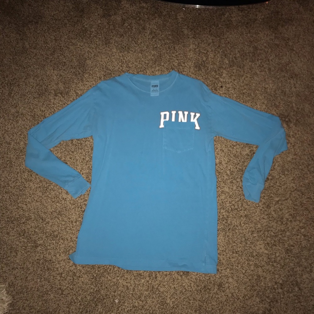 Never worn Pink VS long sleeve shirt